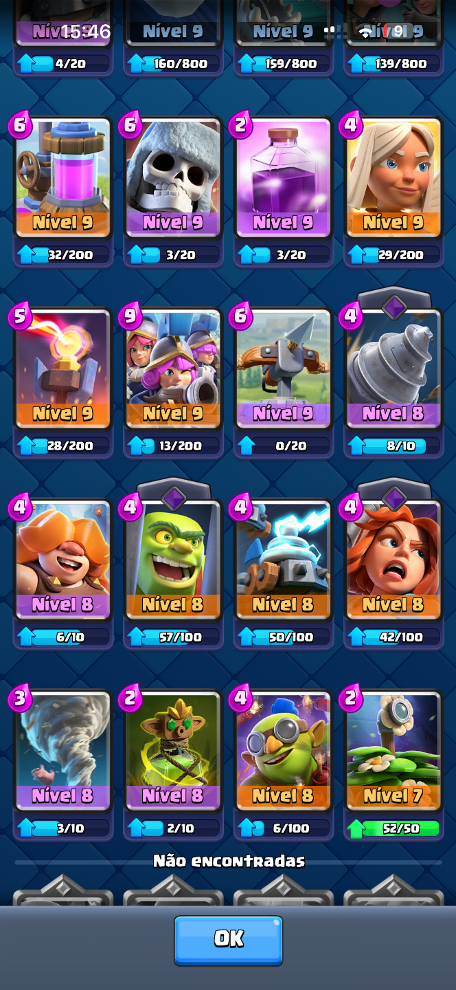 CONTAS FULL ACESSO DE CLASH ROYAL 6500 TROFÉUS + BRAW STARS
