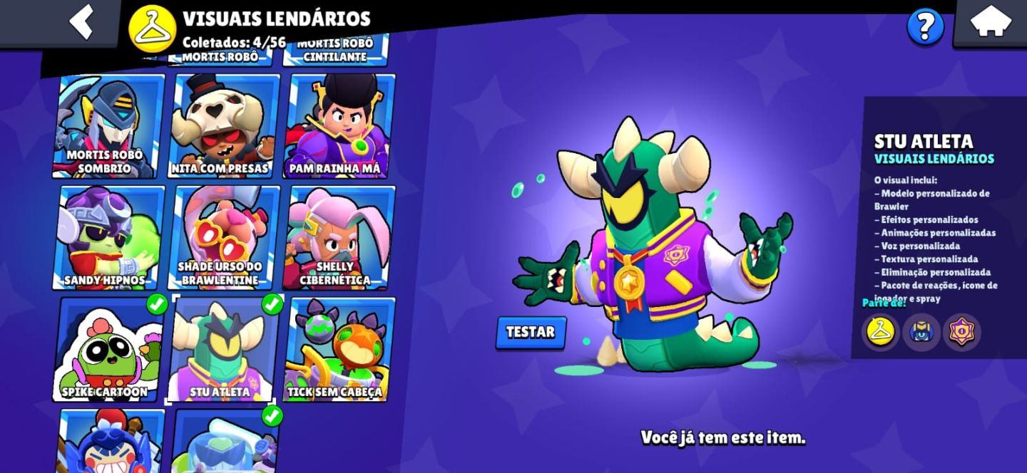 Brawl 89k de troféus com muitas skins raras e upadas!!