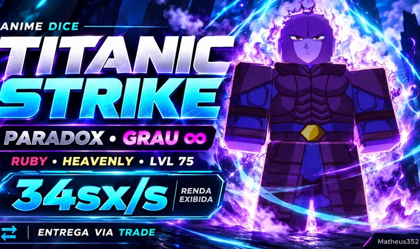Anime Dice | Titanic Strike Ruby | Paradox Lv. 75