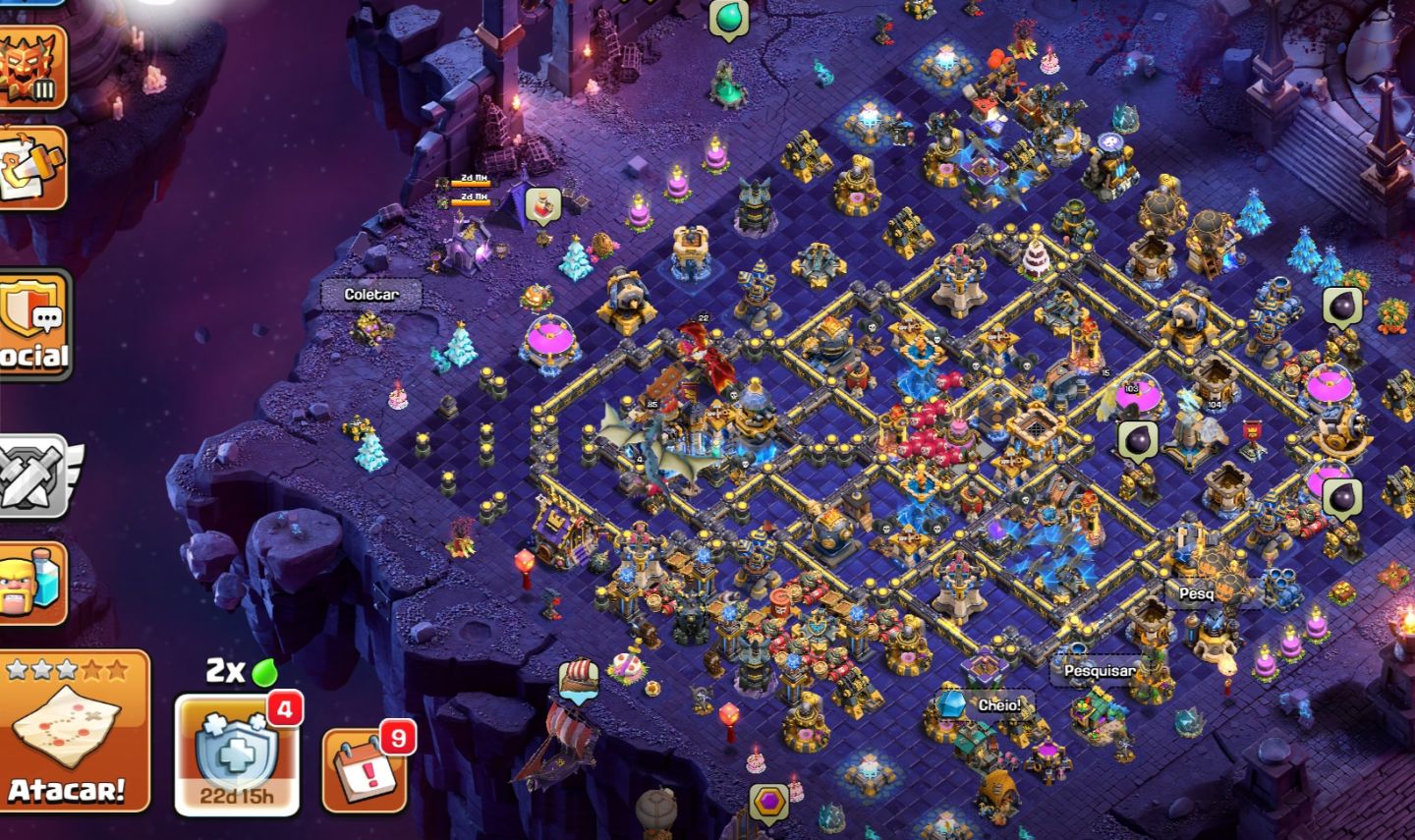 CV 18 SEMI-FULL CONTA BOA PRA LIGA DE CLANS