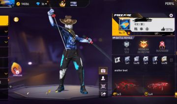 CONTA DE FREE FIRE RARA, COM 2x ANGELICAL, ARMA EVOLUTIVA LVL 77, 13K LIKE E ETC