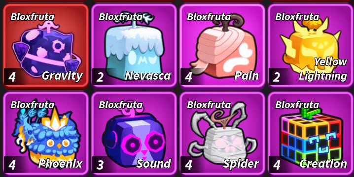 BLOX FRUIT FRUTA FISICA