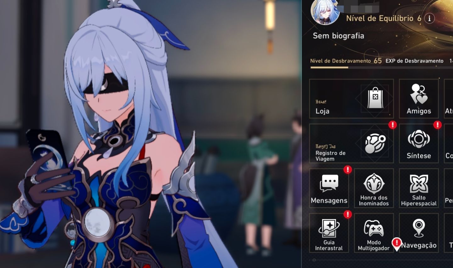 Conta honkai 260 giros