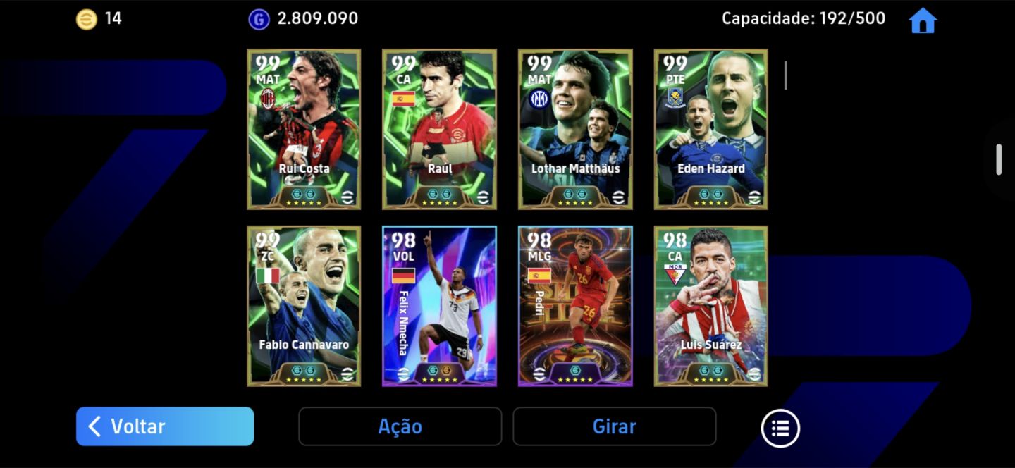 CONTA EFOOTBALL +3263 COM GULLIT E META PELO PREÇO!