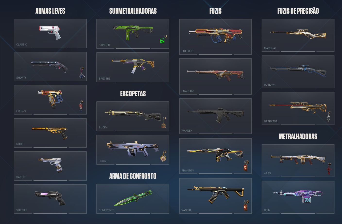 Conta Valorant Mais de 8K em Skins
