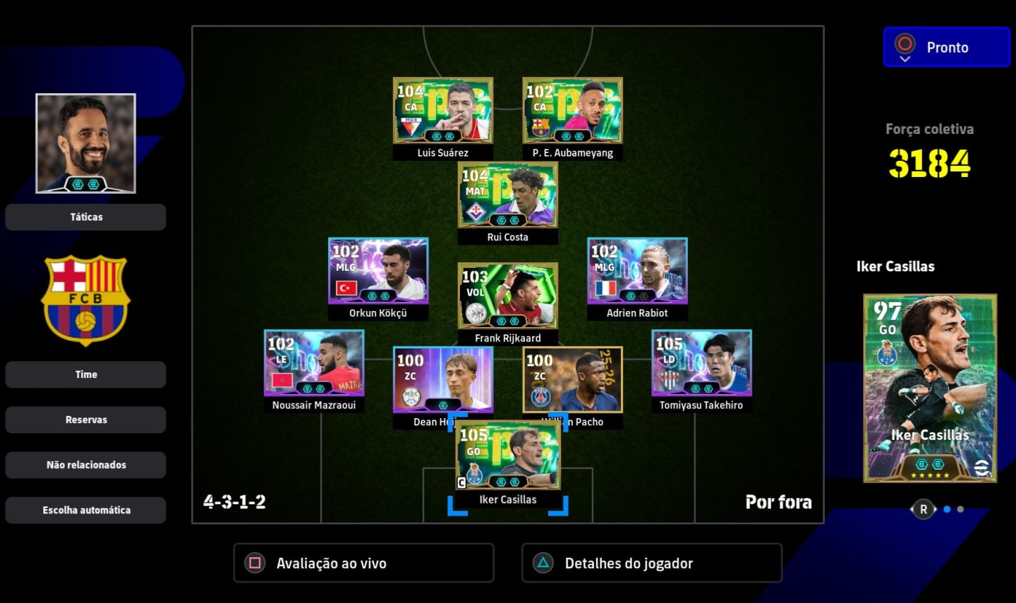 VENDE-SE CONTA eFOOTBALL PS4/PS5