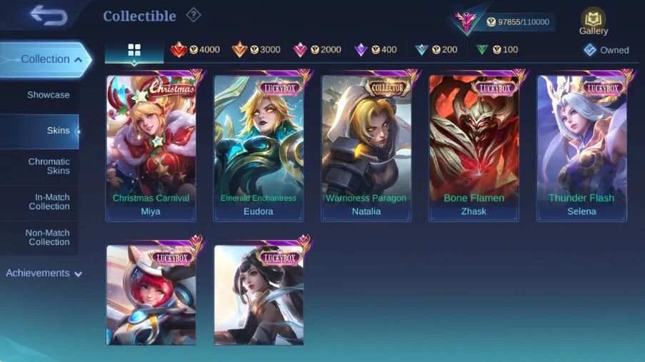 Legend Gusion - KOF Aurora - LuckBox Eudora+Zhask+Selena+Kimmy
