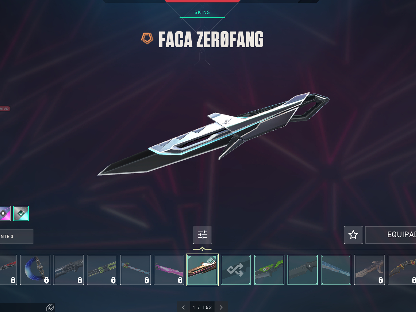 CONTA DE VALORANT À VENDA! Skins raras +
