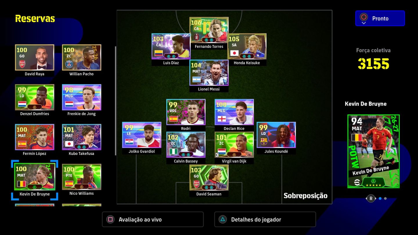 Conta Efootball para PS4/PS5