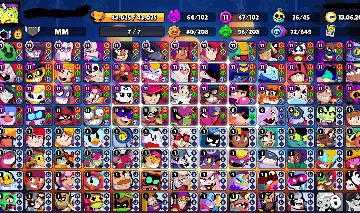 CONTA DE BRAWL STARS 43 K TROFÉU 16 PASS PLUS, 5 BRAWL PASS, | XLUKINHAS STORE