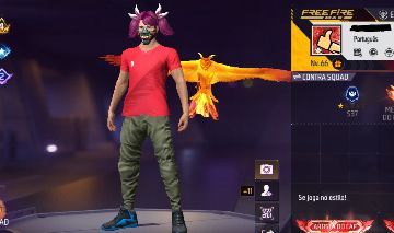 Conta de free fire ótimo para jogar com estilo