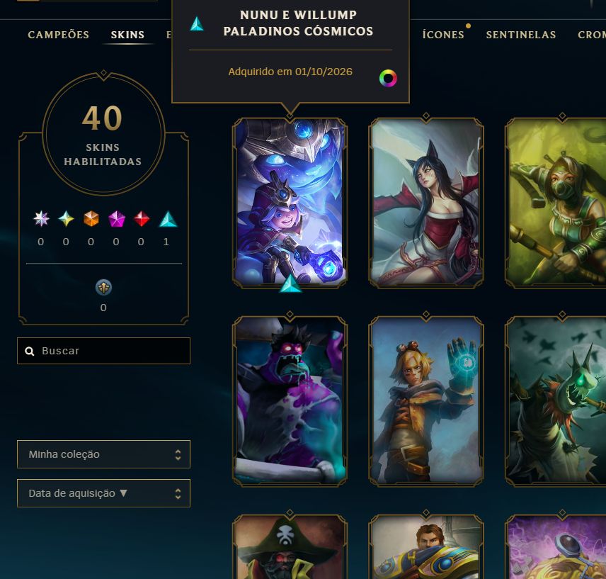 CONTA LOL | GOLD 4 | 81% WR | 13K EA | ICONE INVISIVEL/GP | DE 2022 UNICO DONO!