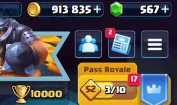 CONTA DE CLASH ROYALE 10k TROFÉUS