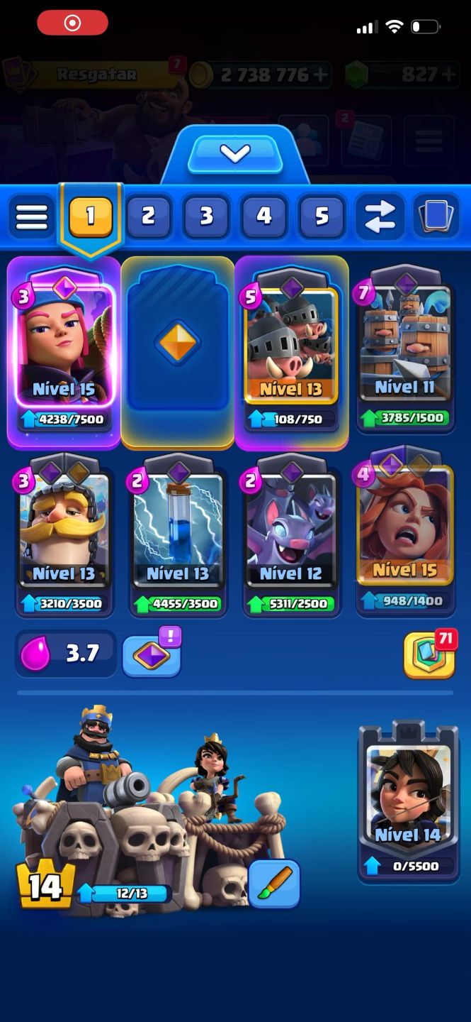 CONTA DO CLASH ROYALE COM 10k TROFEUS