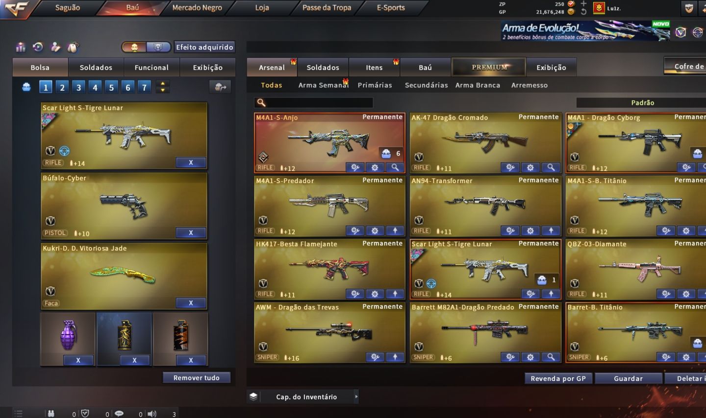 CONTA CROSSFIRE 39 VIPS
