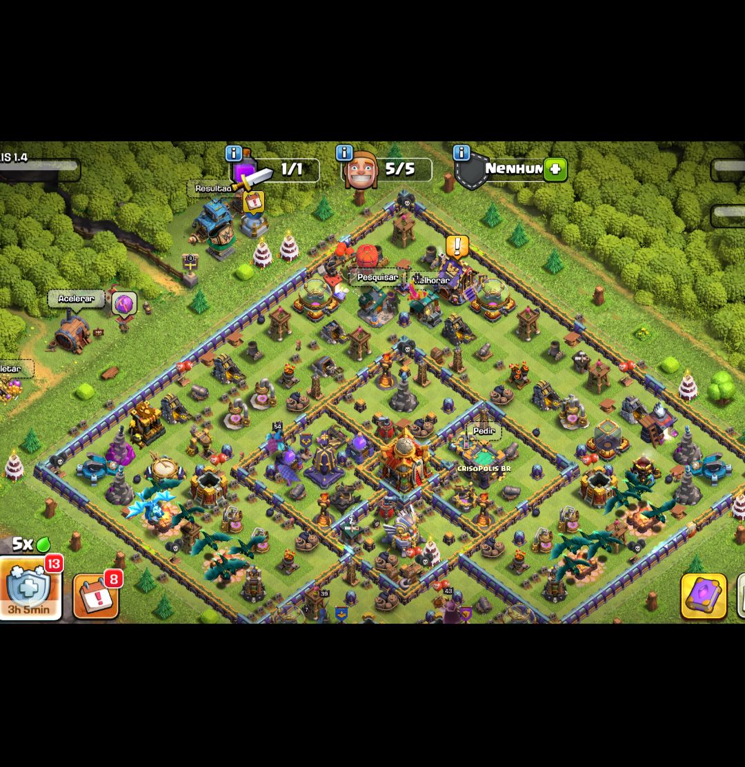 CONTAS CLASH OF CLANS
