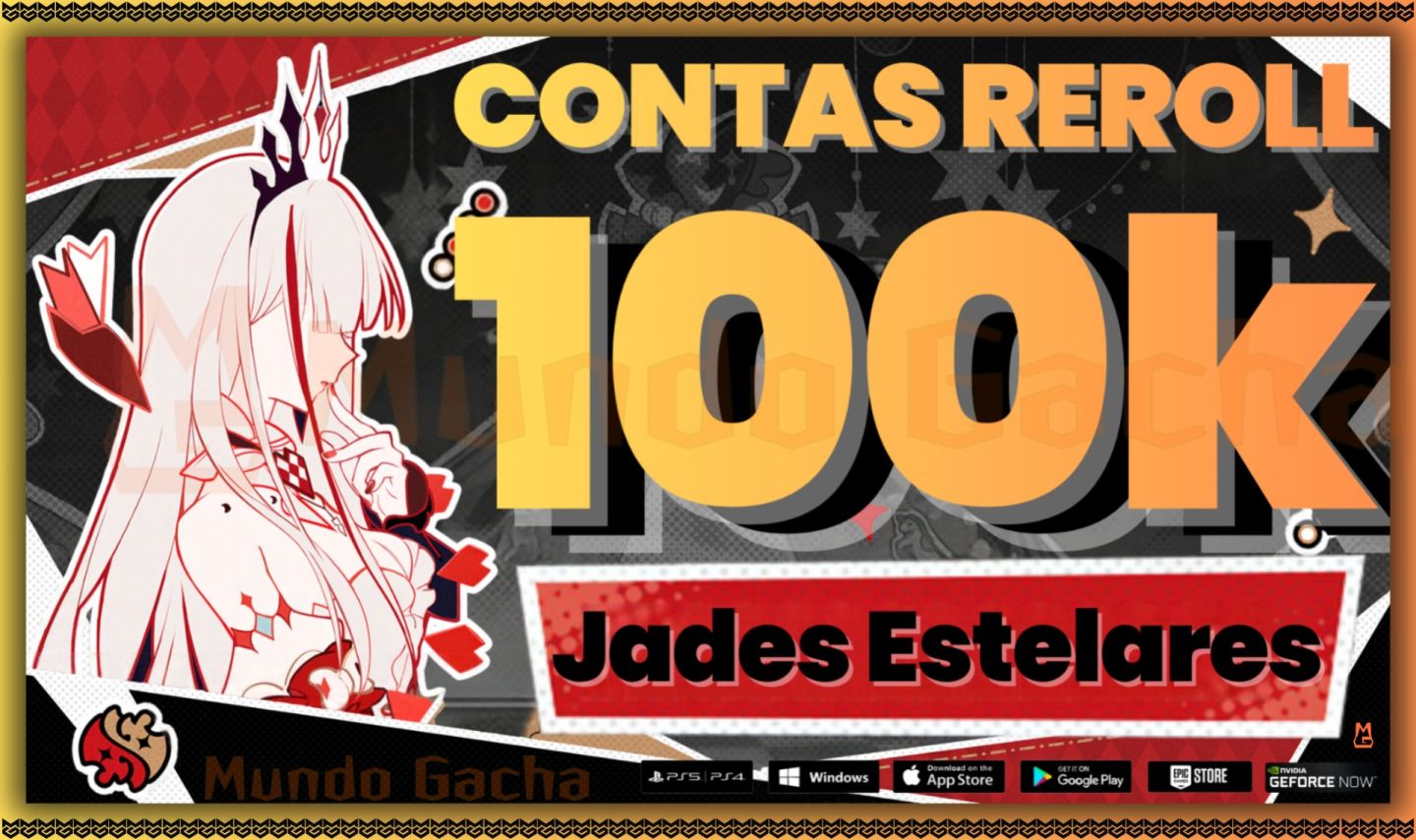[ HONKAI STAR RAIL ] Contas reroll com Jade Estelar + tiros +++
