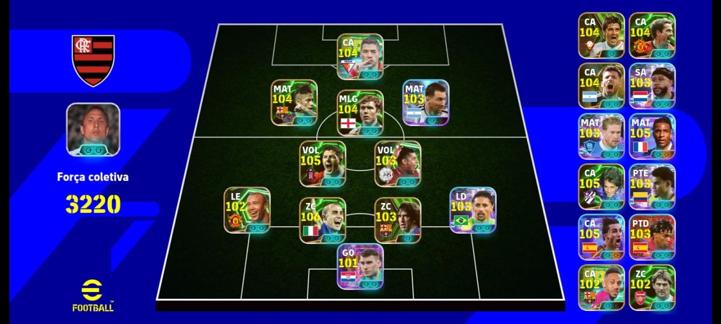 Conta efootbol 3220 pra