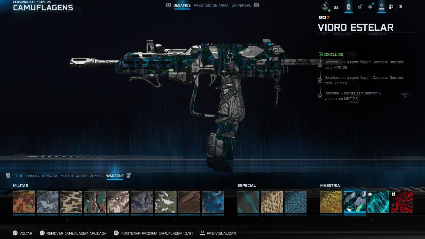 CONTA WARZONE (BO7) prestígio 8