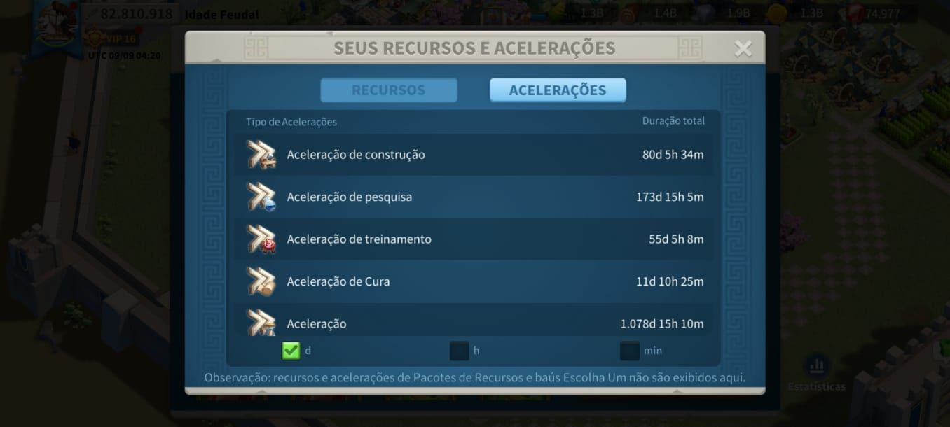 Conta Rise of Kingdoms Poder 82M, 3B Kill Points