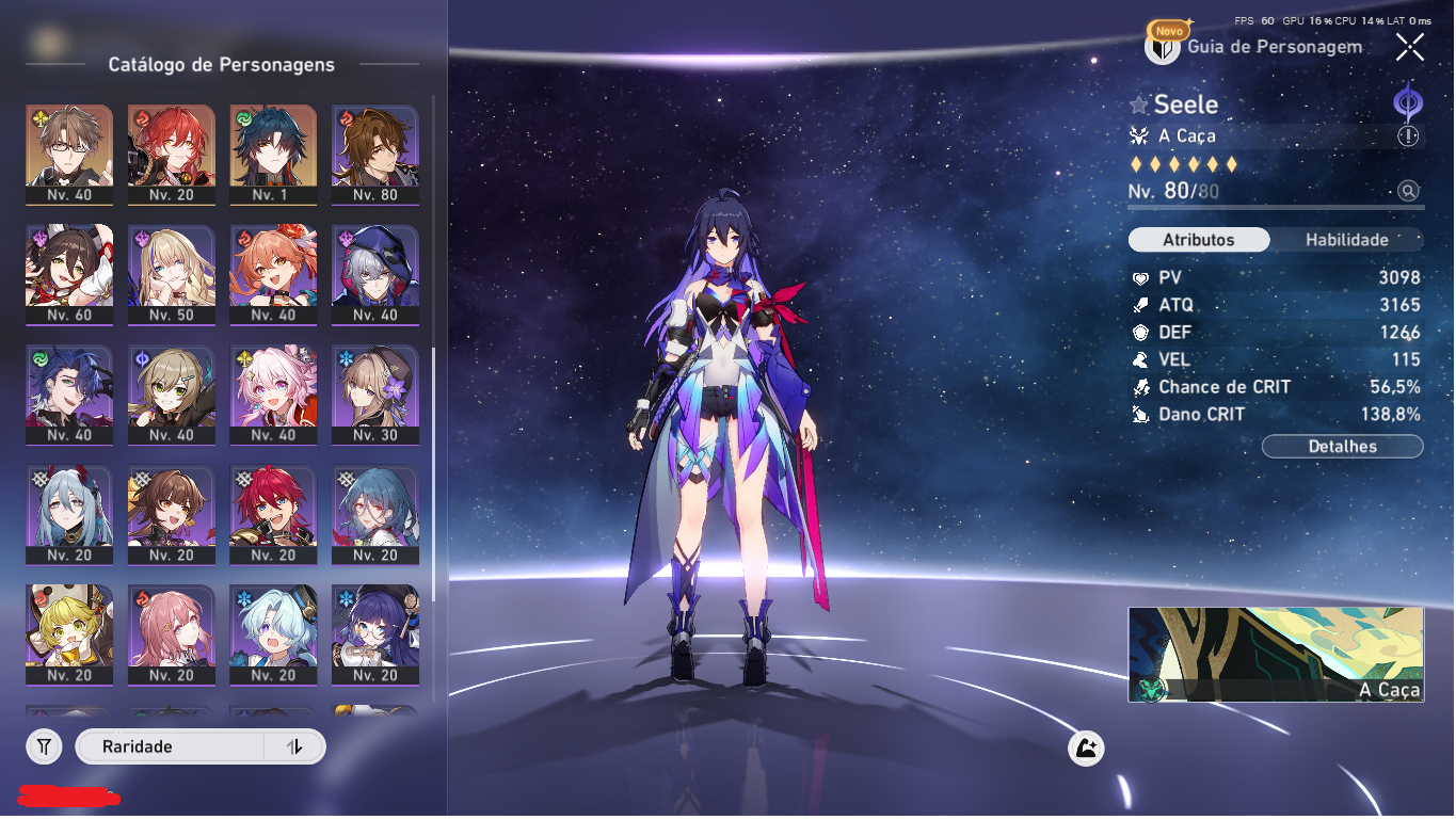 (PROMOÇÃO) Conta Honkai: Star Rail, Muitos T5 Buildados.