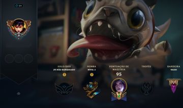 Conta lvl 54 zerada sem rank main adc