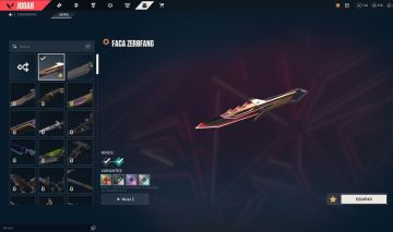 CONTA VALORANT | VANDAL CHAOS + FACA ZEROFANG + GHOST SAQUEADOR