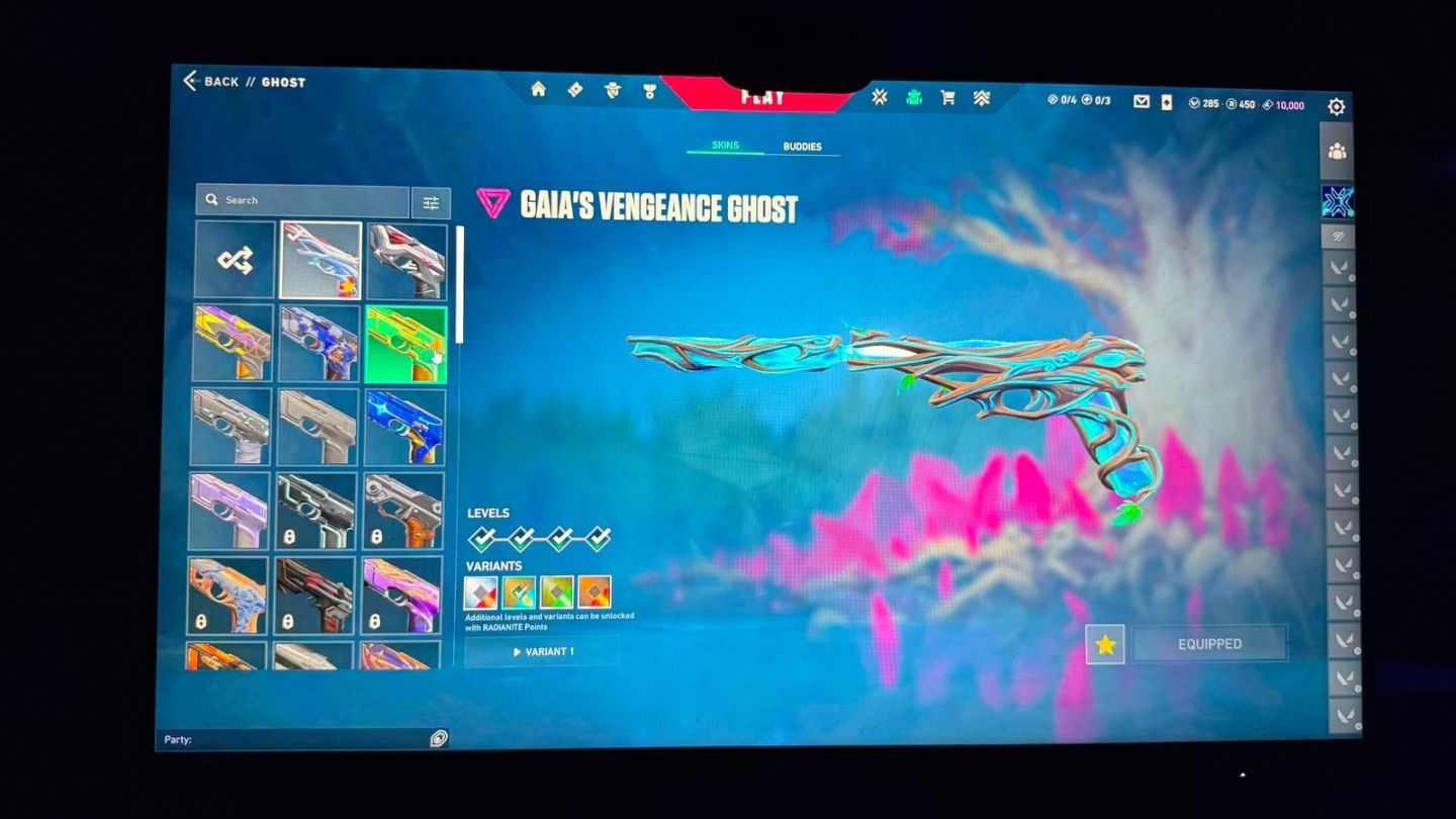 CONTA VALORANT À VENDA SKINS RARAS