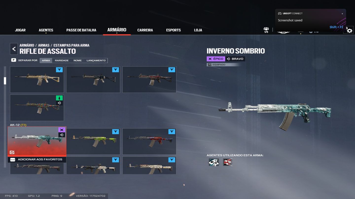 CONTA RAIMBOW SIX COM MUITA COISA LVL264