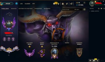 CONTA MESTRE 369 PDL | LVL 859 | 267 SKINS