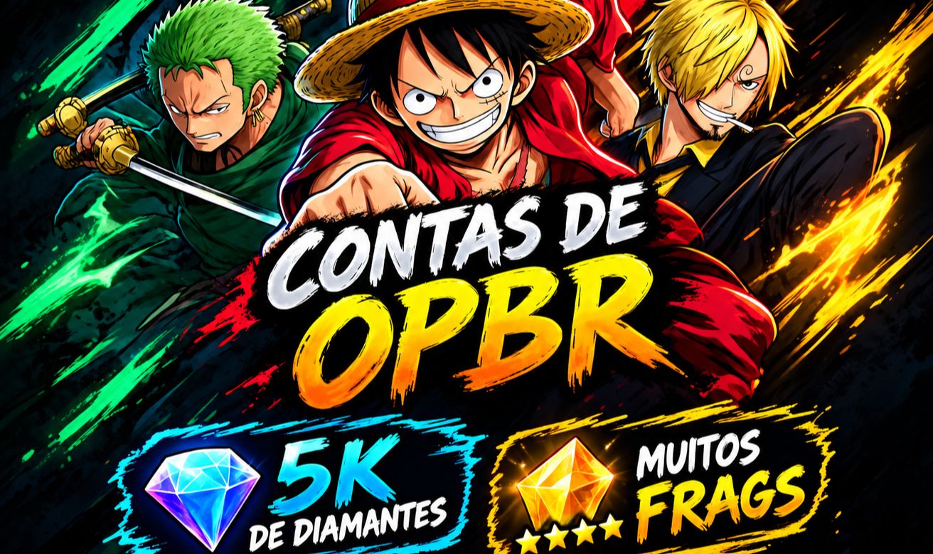 Contas one piece bounty rush com muitos diamantes