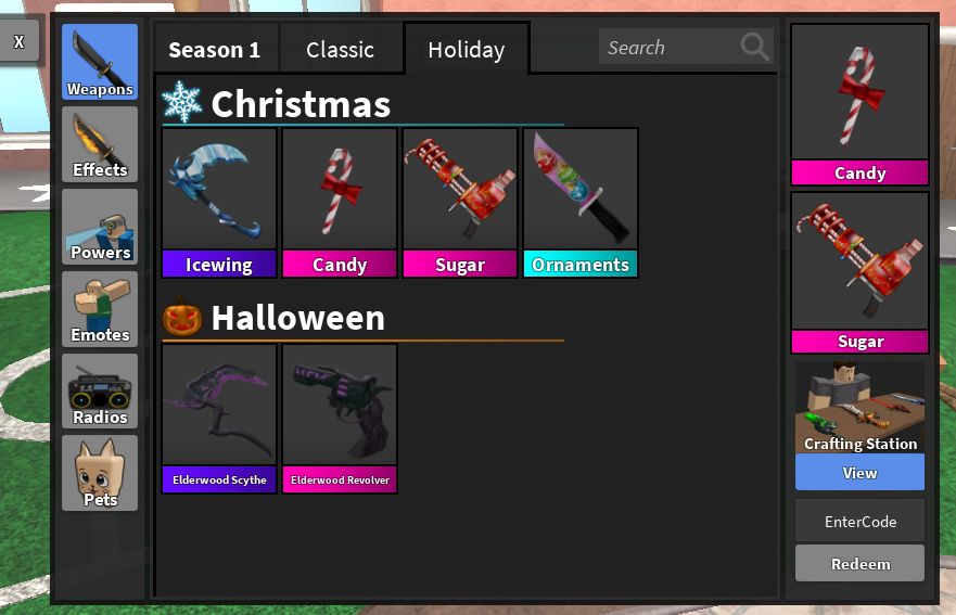 SET IMMORTAL HALLOWEEN! GODLYS E SETS MURDER MYSTERY 2 MM2 (ROBLOX)