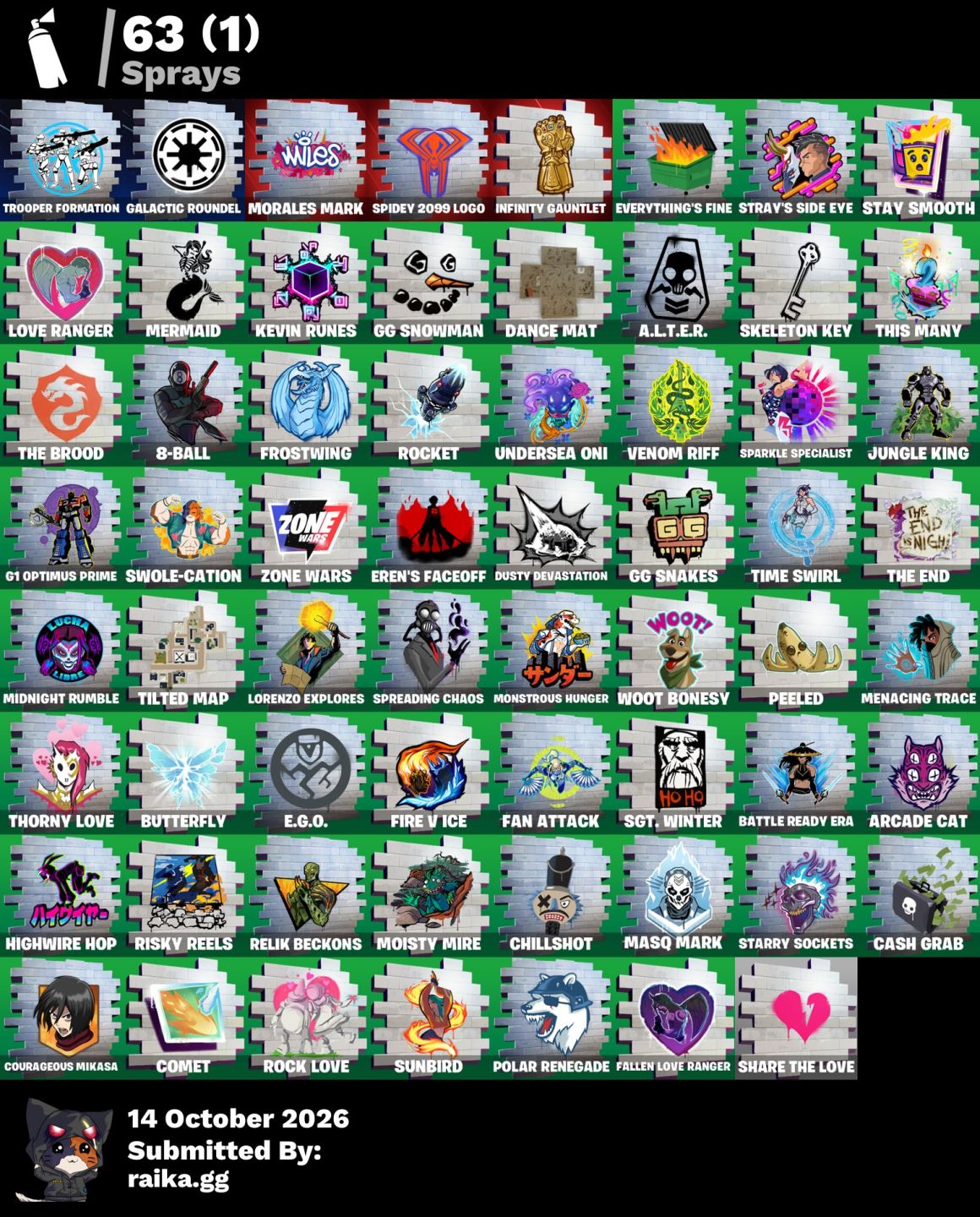 FORTNITE | 35 SKINS | OPTIMUS PRIME + EREN JAEGER + CATALYST + BLACKHEART | OG