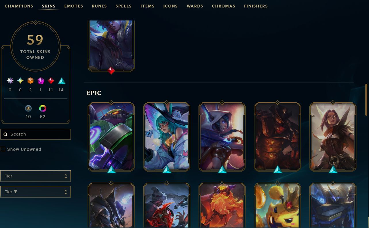 CONTA LOL MESTRE / SKINS SELECIONDAS / FULL ACESSO AOS DADOS / LV 148