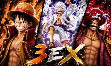 CONTA OPBR | 3 EX | Luffy gear 5 | Gol D. Roger | Monkey D. Luffy