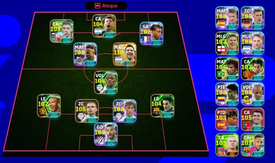 Conta eFOOTBALL FORÇA 3227 | 5 BLITZ CULE