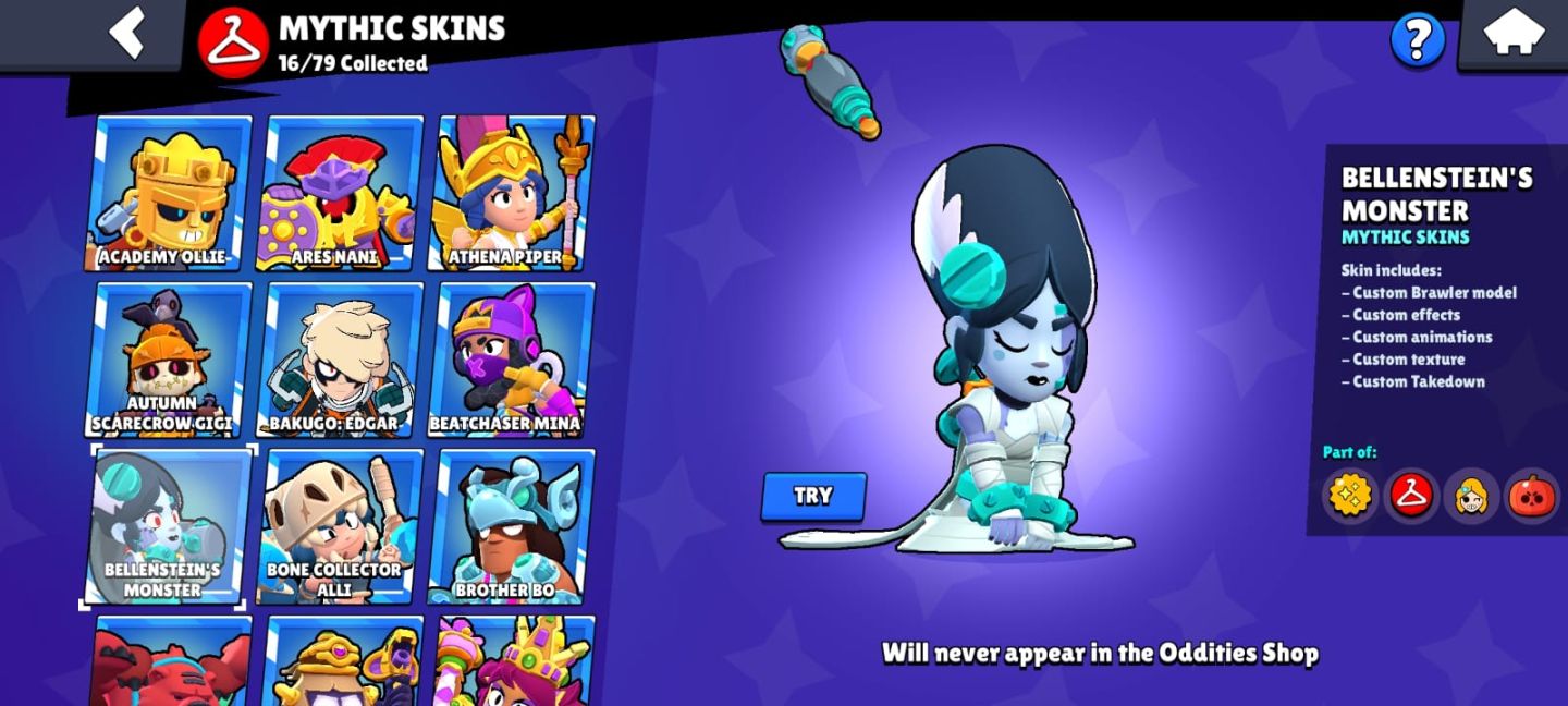 CONTA DE BRAWL STARS 62K DE TROFÈU