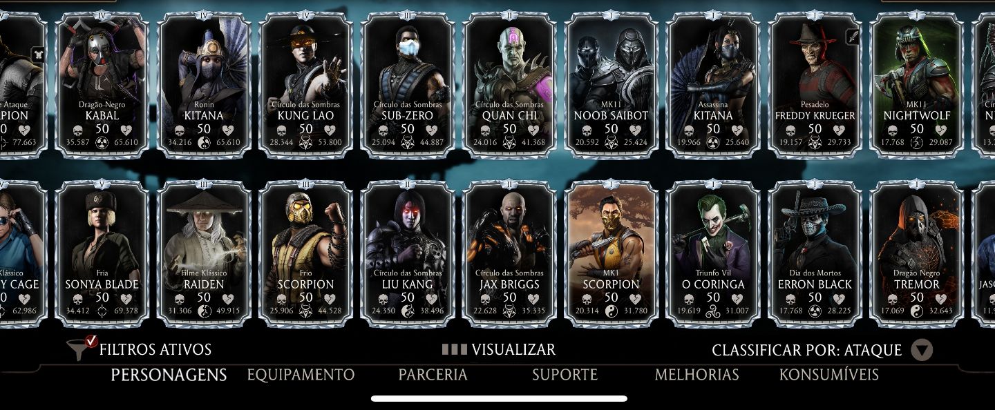 Mortal Kombat Mobile Conta Pro (IOS)