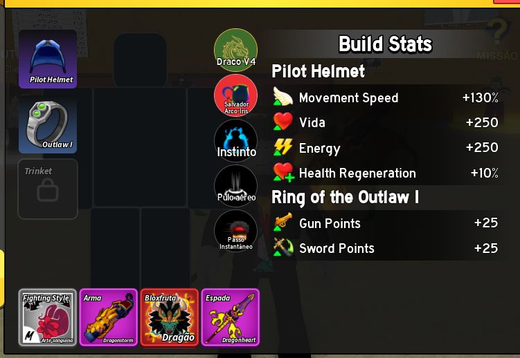 CONTA ROBLOX | BLOX FRUITS | DRAGON PERM + MAGNET PERM + DRACO V4