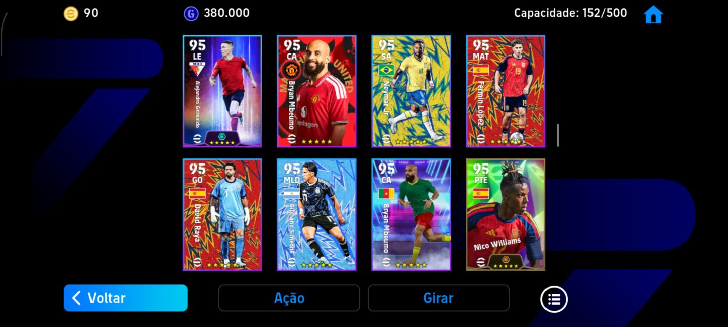 Conta de Efootball Mobile