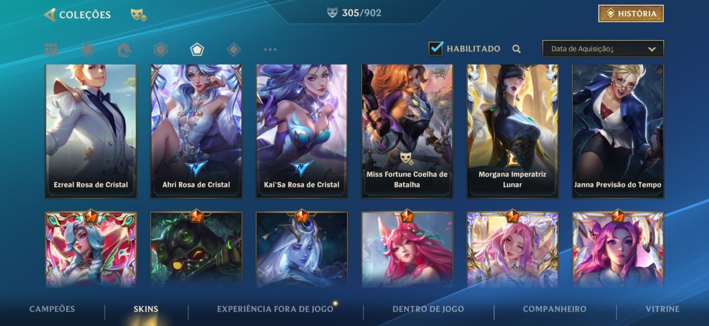 Conta de Wild Rift - Focada em Mid, Sup e Adc