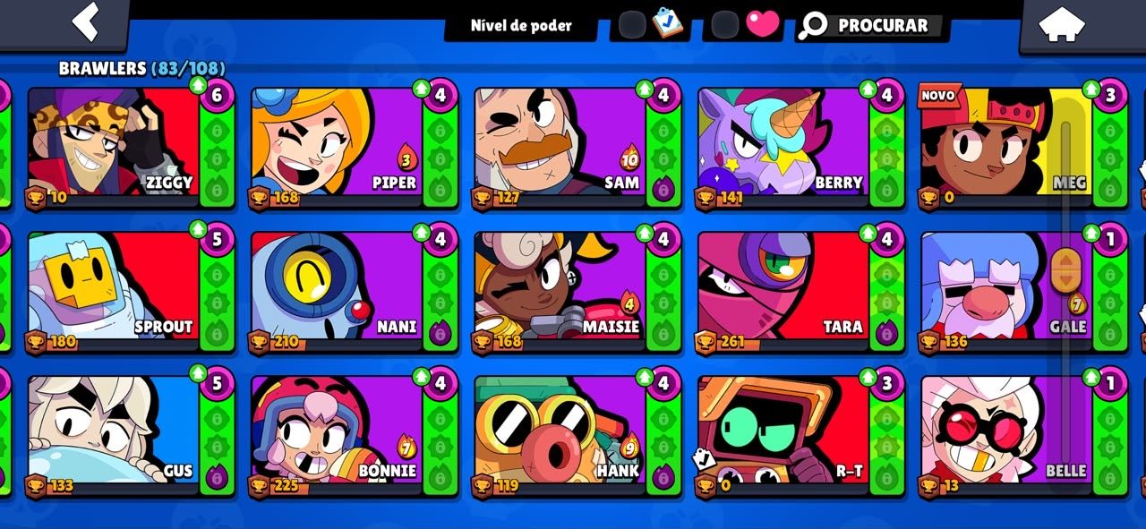 Conta de brawl Stars no precinho