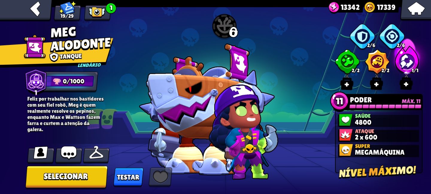 CONTA BRAWL STARS 31K DE TROFÉUS LOTADA DE SKIN