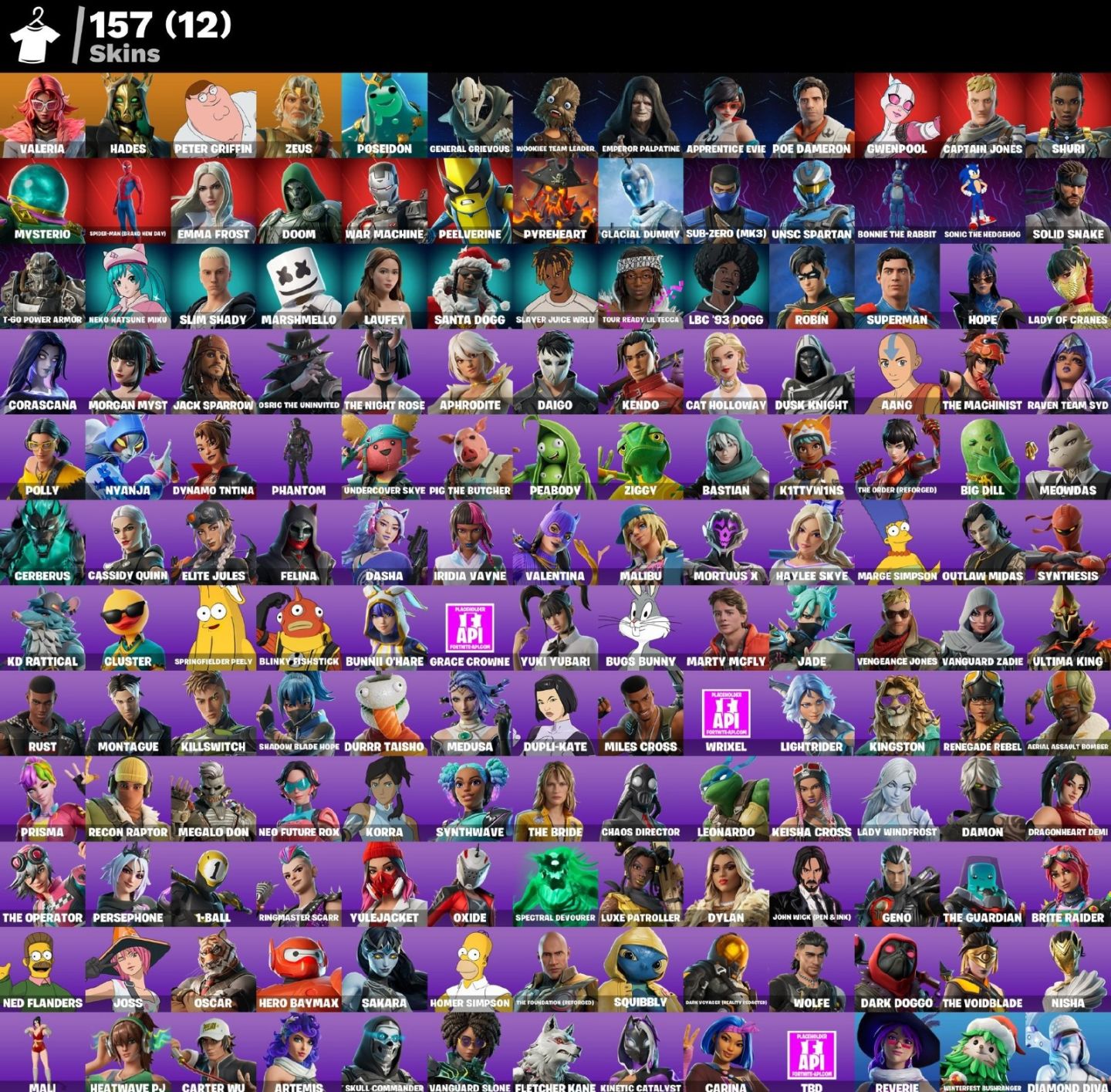 CONTA DE FORTNITE COM 157 SKINS | Spider-Man | PROMOÇÃO!
