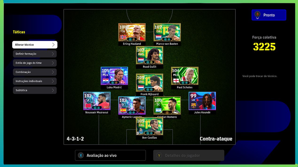 Conta Efootbal Xbox/pc - (NOVO GULLIT 107) FULL ACESSO!!!
