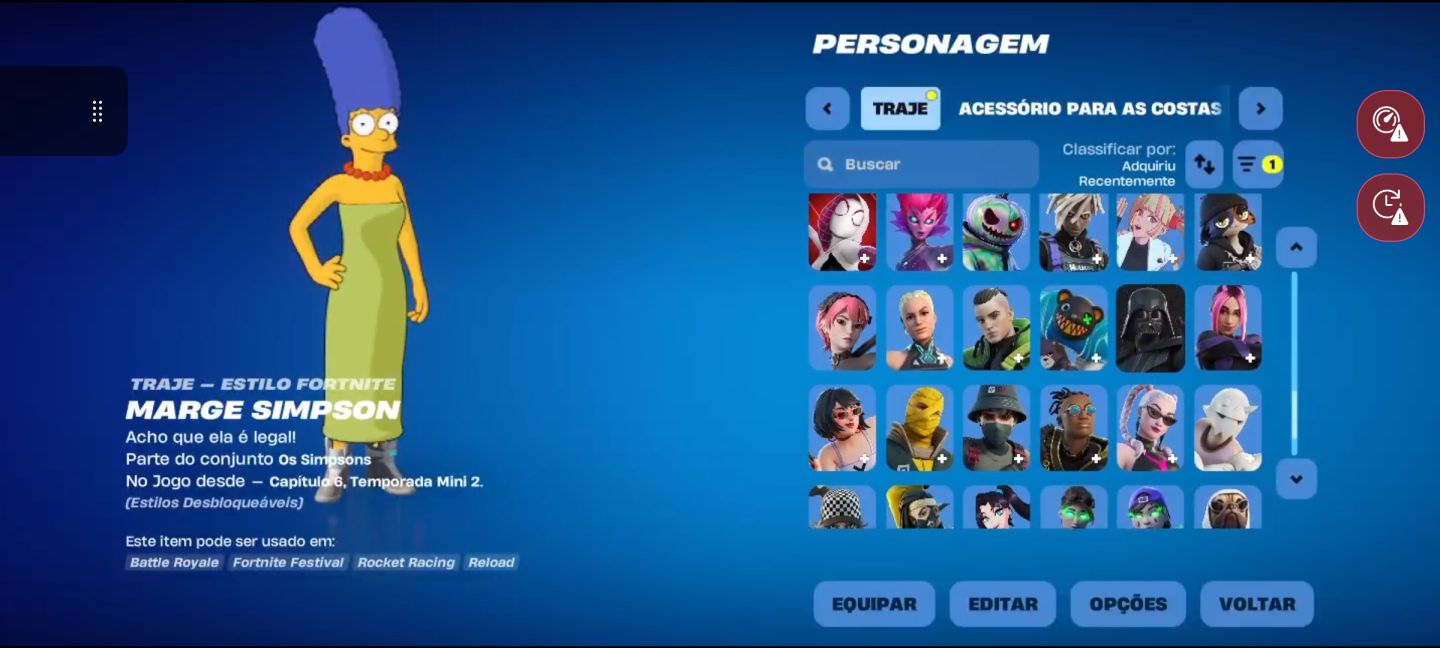 Conta excelente de fortnite, com skins tryhards, picaretas tryhards, 1000 vbucks