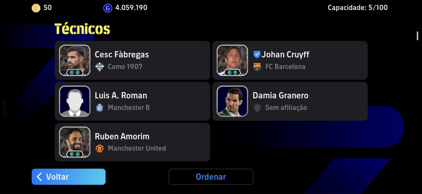 Conta efootball boa dms