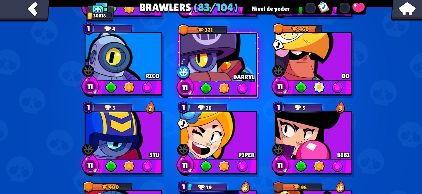 SUPER CONTA BRAWL STARS À VENDA! (CRIADA EM 2020 - NÍVEL 65)