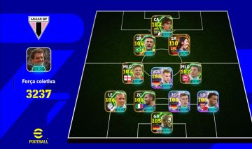 Conta de efootball com neymar e Messi lendários