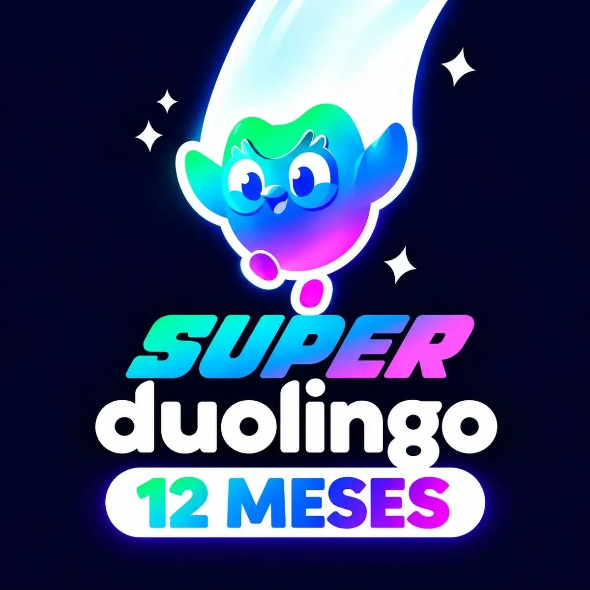 Duolingo Super 12 Meses Key Original | Ativação Site Oficial | Conta Própria